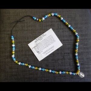 Heart of Mary Bead Necklace + FREE Prayer Card